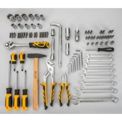 Mallette à outils 84 pièces Chrome vanadium Boîtier