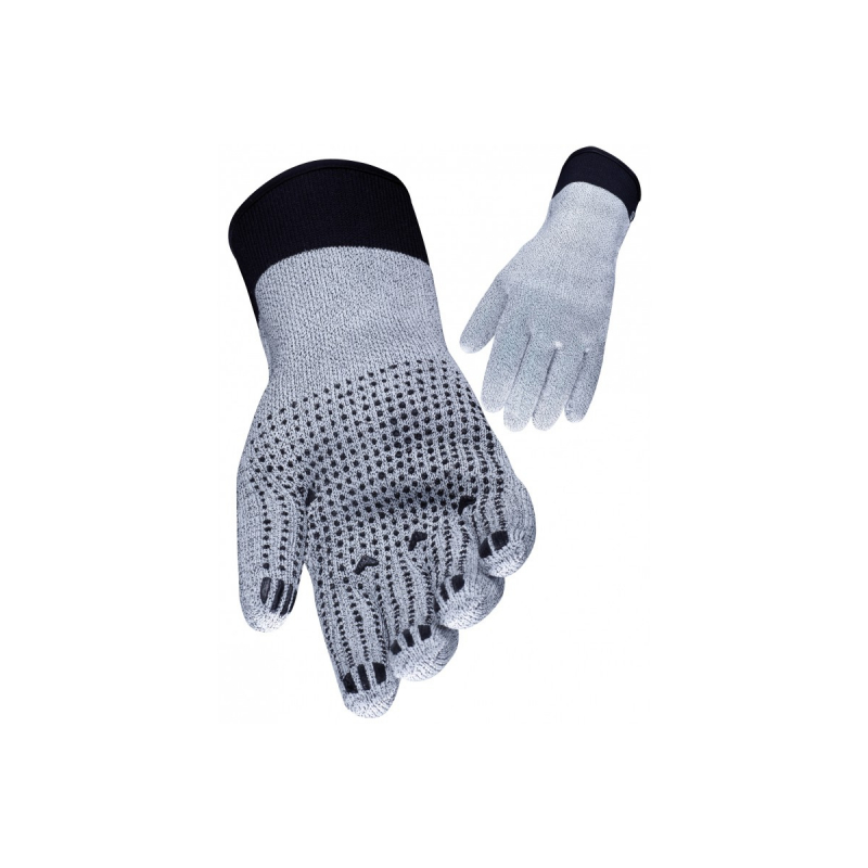 Gants fins avec doublure thermique et picots anti glisse (la paire)