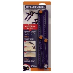 Règle de Mesure Copieur d'angles 4 règles coulissantes 4 molettes de