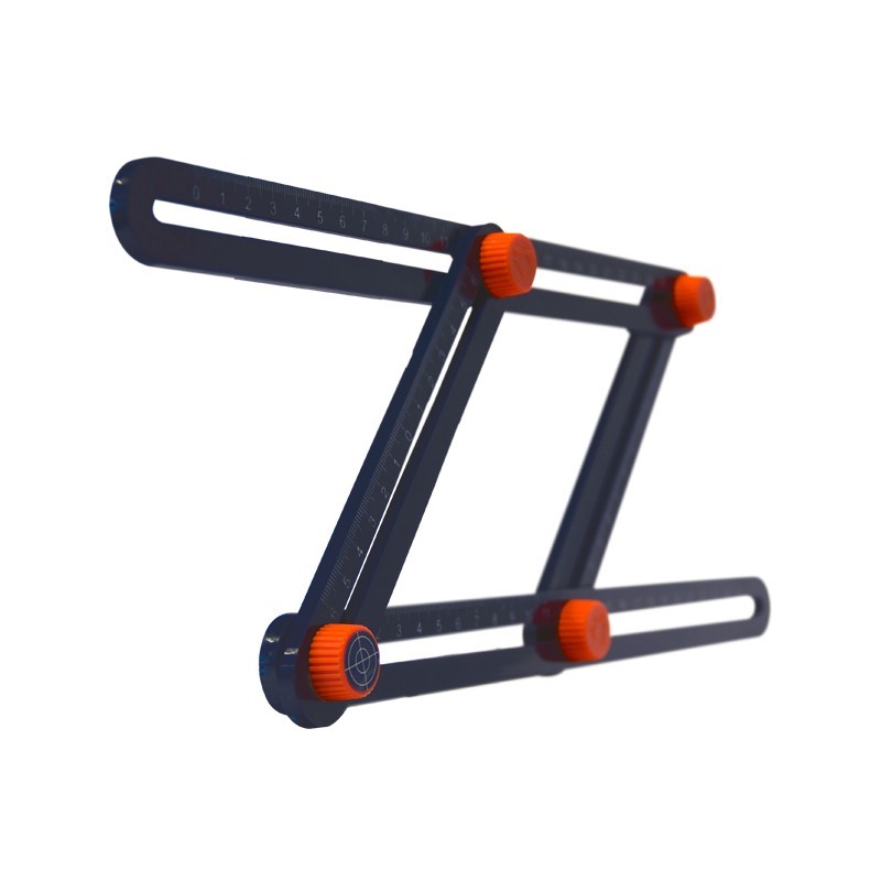 Hoekensjabloon Meter 4 schuifregels 4