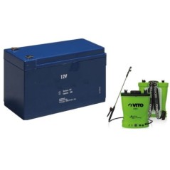Batterie LITHIUM 12V 6AH Pulvérisateur 16L Autonomie 4h VITO AGRO