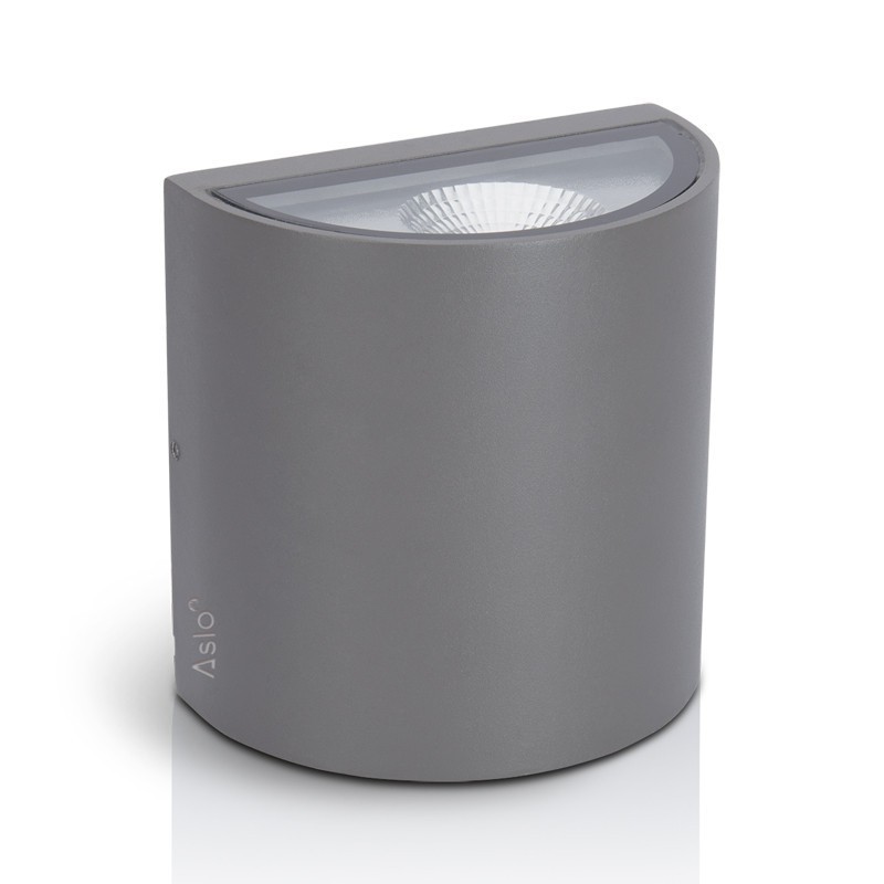 Applique extérieure LED murale 2x5W 6000K Blanc froid IP65 Aluminium