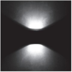 LED Buitenmuurarmatuur 2x5W 6000K Koud Wit IP65