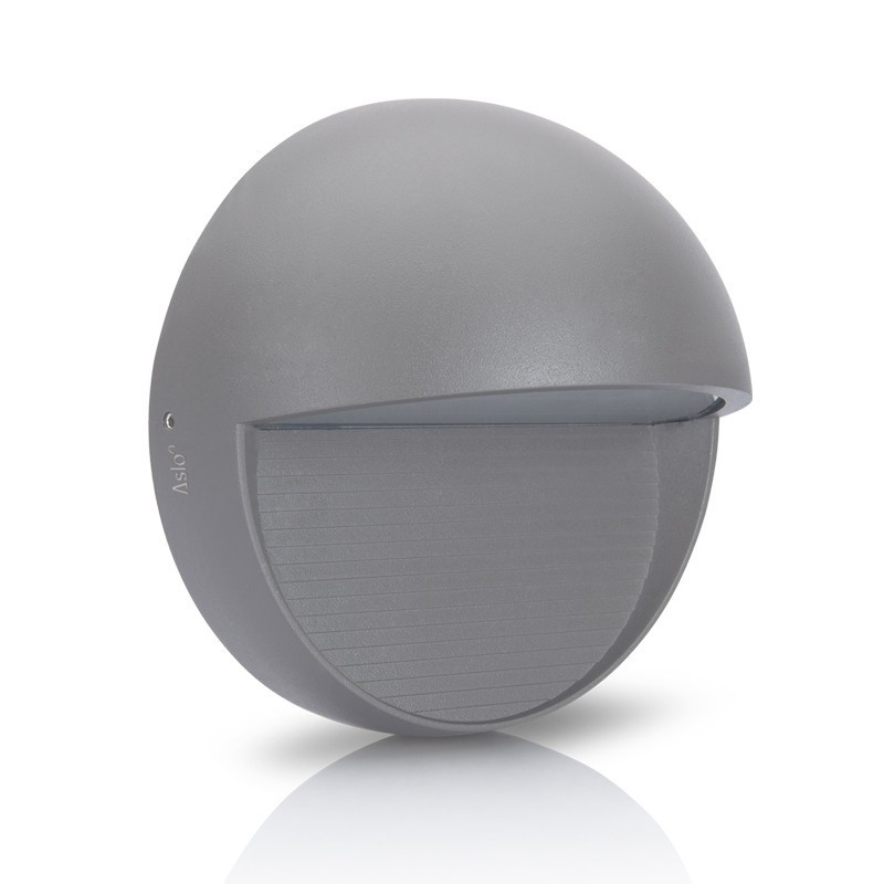 Applique extérieure LED murale 6W 3000K IP65 ALUMINIUM DIFFUSEUR VER