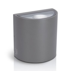 Applique extérieure LED murale Luminor 2x5W 3000K IP65 Corps alumini