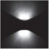 Aplique exterior LED de pared Luminor 2x5W 3000K IP65 Cuerpo