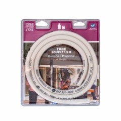 Kit Connexion Gaz Complet 6mm x 12mm Tuyau Souple 1.5m