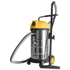 Aspirateur d'atelier Eau et Poussières 1200W Cuve inox 40L Fonction