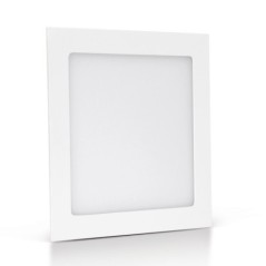 Panneau LED carré 120x120mm 6W 4000K 400lm aluminium blanc neutre en