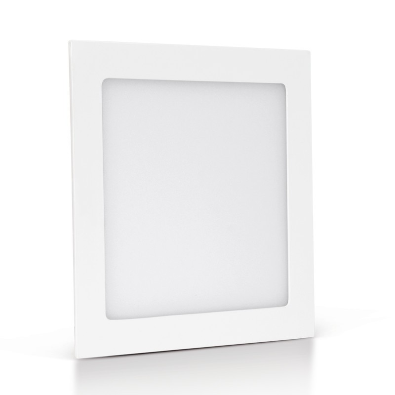 Panneau LED carré 120x120mm 6W 3000K 400 Lumens angle 120° aluminium