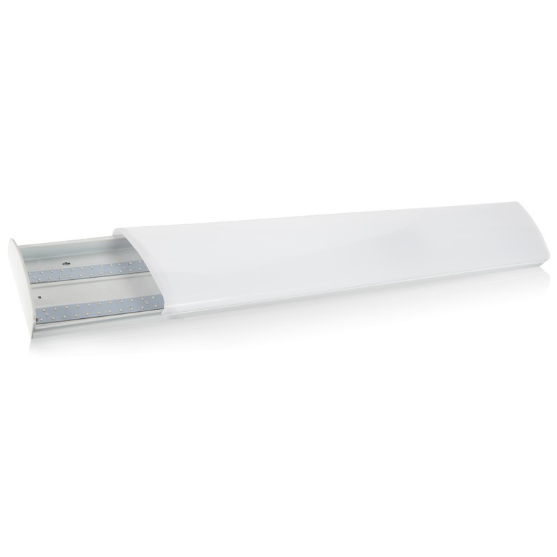 Réglette LED polycarbonate 36W 1225x160x50mm 4000K angle 120° ASLO