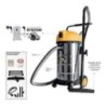 Aspirateur d'atelier Eau et Poussières 1200W Cuve inox 40L