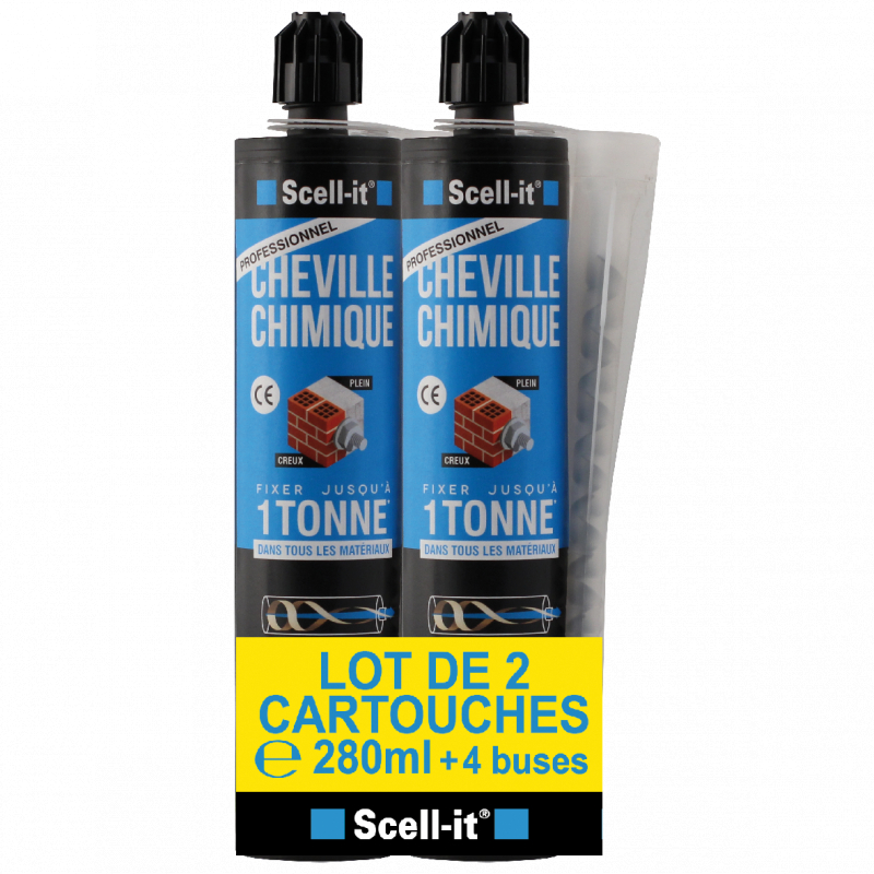 Kit de scellement chimique pro