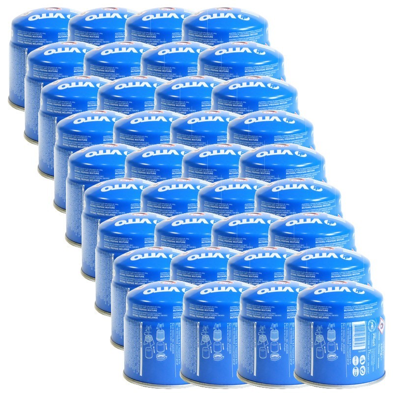 Cartouches gaz 190g Pack de 36 - Butane - Système sécurité stop-gaz