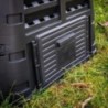 Composteur de Jardin XXL 740L Recyclable 94x94x113cm