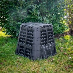 Tuincomposter XL 480L gerecycled plastic weerbestendig