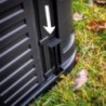 Garden Composter XL 480L Recyclable Weather-Resistant