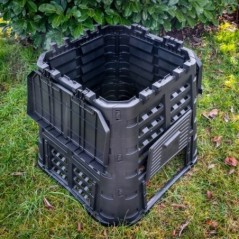 Gartenkomposter XL 480L witterungsbeständiger recycelbarer Kunststoff