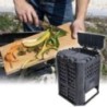 Composteur de Jardin 360L Plastique Recyclable 69x69xH84cm
