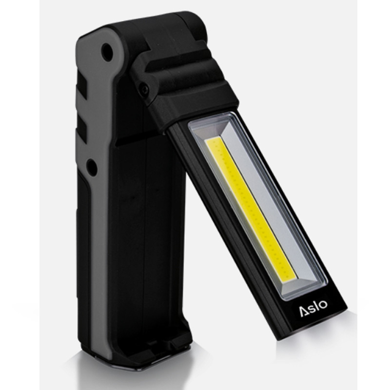 Lampe torche LED rechargeable POWER BANK ASLO 3,7V Super LED 2x3W