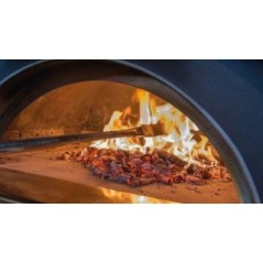 Forno a legna italiano Cottura 2 Pizze - 400°C in 15 min