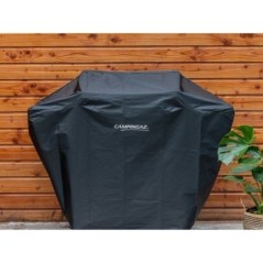 Capa para Churrasqueira 118x146x65 cm Poliéster Preto Alta