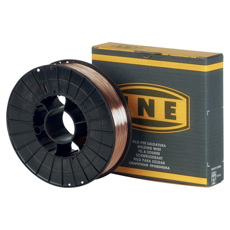 Fil fourré 0.9mm 4kg MIG-MAG semi-auto acier bobine Ø200mm INE