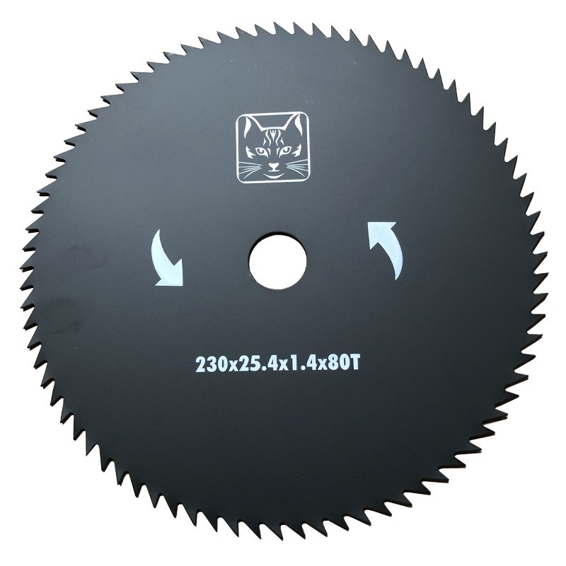 Disque pour débroussailleuse ⌀230 mm Lame 80 dents Alésage ⌀25.4mm A