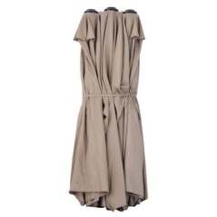 Parasol de jardín doble 450x265x240cm Aluminio Poliéster