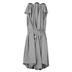 Ombrellone da giardino doppio 450x265xh240 cm Grigio Palo Ø48mm