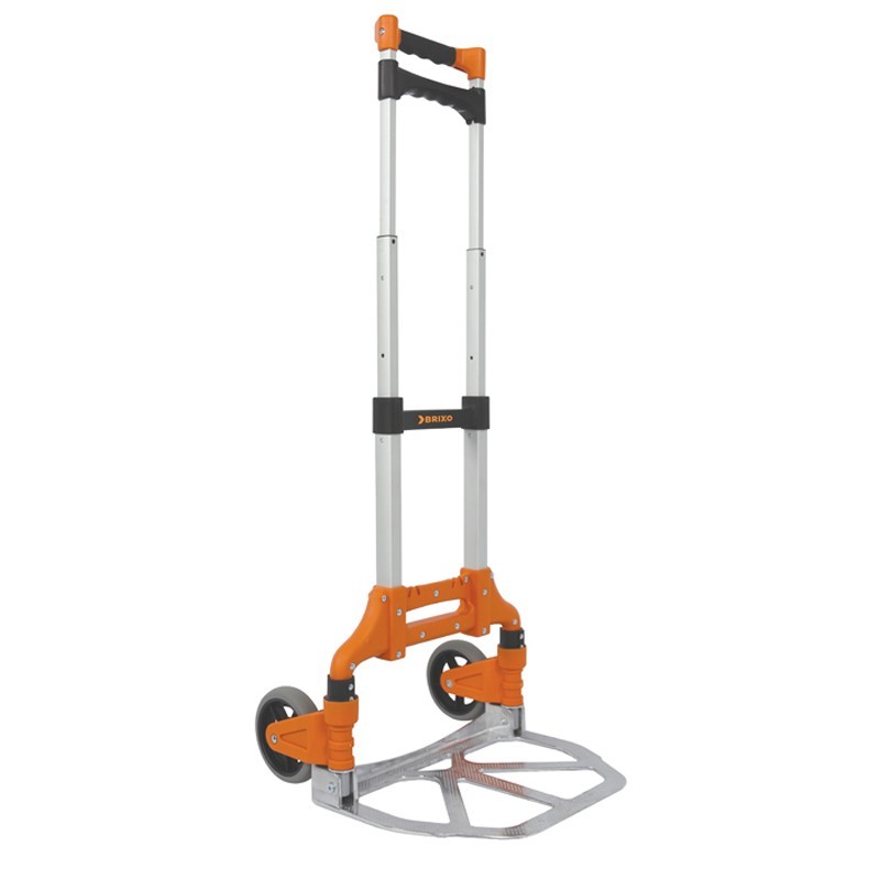 Chariot diable pliable 60 kg Aluminium compact poignée ergonomique B