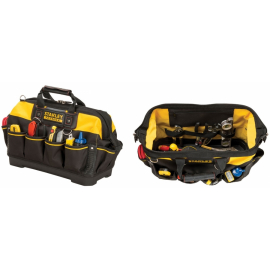 Sac à Outils 20L Dimensions 45x23,5x27 cm Stanley 1-96-183 Tissu rigide  multi-Compartiments