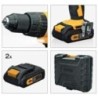 Cordless Drill Driver 18V 2 Lithium Batteries 2.0 Ah