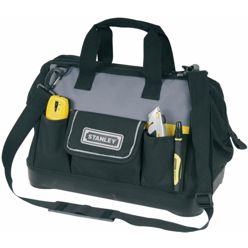 Sac à Outils 20L Dimensions 45x23,5x27 cm Stanley 1-96-183 Tissu rigide  multi-Compartiments