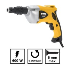 Avvitatore per cartongesso 600W Velocità variabile Senso