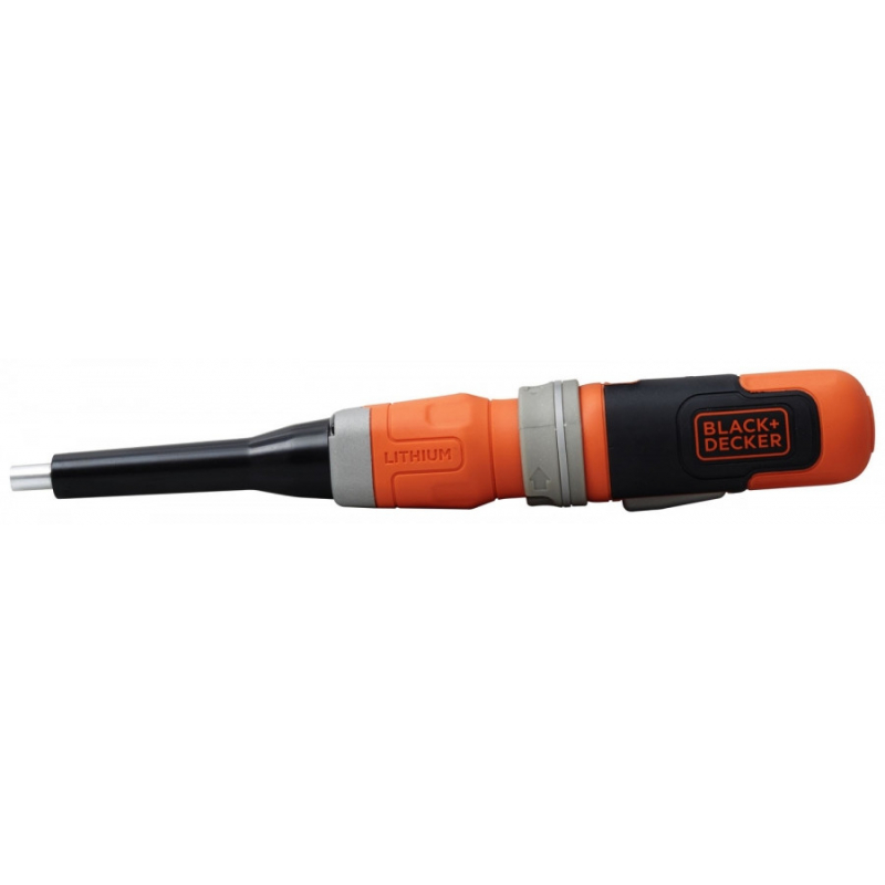 Tournevis sans fil 3.6V Batterie lithium + 5 embouts de vissage Black +  Decker BCF602C