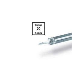 Pontas de reposição 5 mm pontiagudas longa duração kit 3 peças