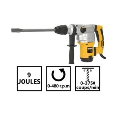 Bohrhammer Meißelhammer 1050W SDS MAX 9 Joule 3750