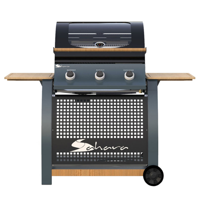 Le barbecue S350 SAHARA est un barbecue américain haut de gamme à gaz, avec trois brûleurs