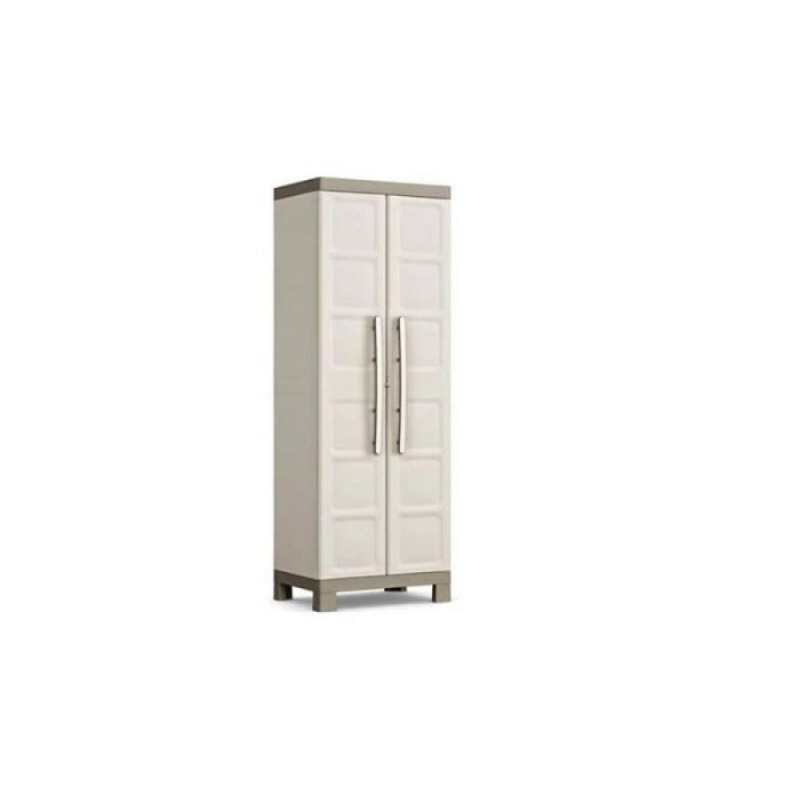 Armoire 2 portes 65 X 45 X 182cm 4 étagères verrouillable KETER Excellence