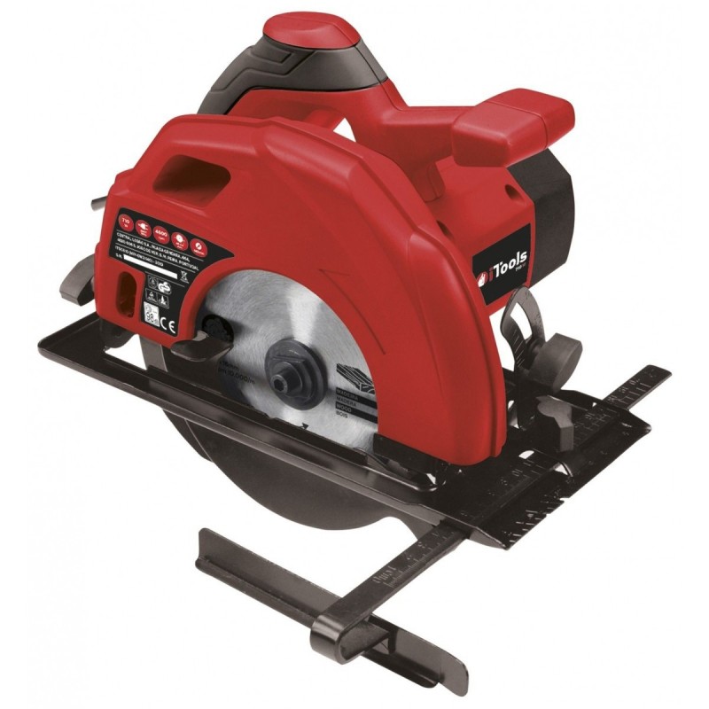 Scie circulaire 710W disque 140mm découpe 45° profondeur coupe 45mm