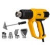 Pistola de ar quente 2000W 3 velocidades 50-600°C com 5