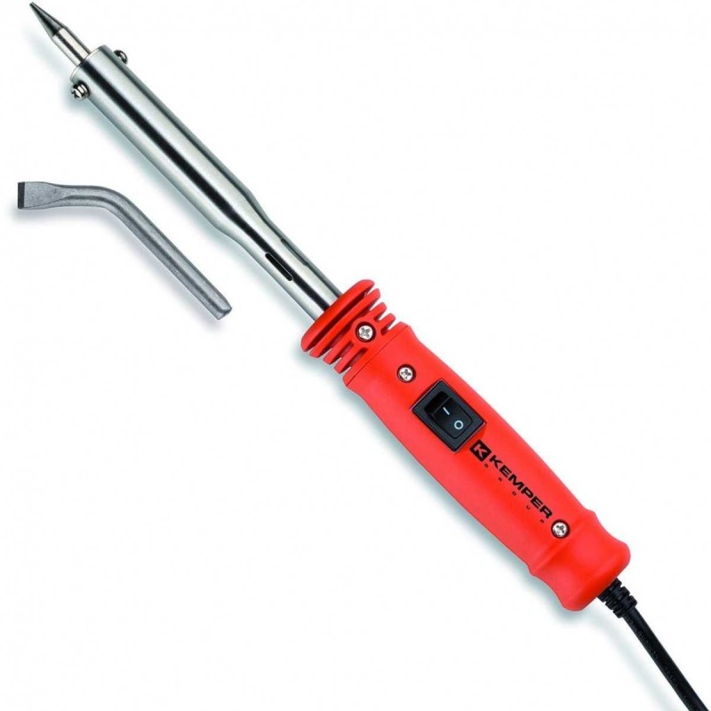 Fer à souder 100W Professionnel 230V 2 pannes cuivre Ø7.8mm KEMPER