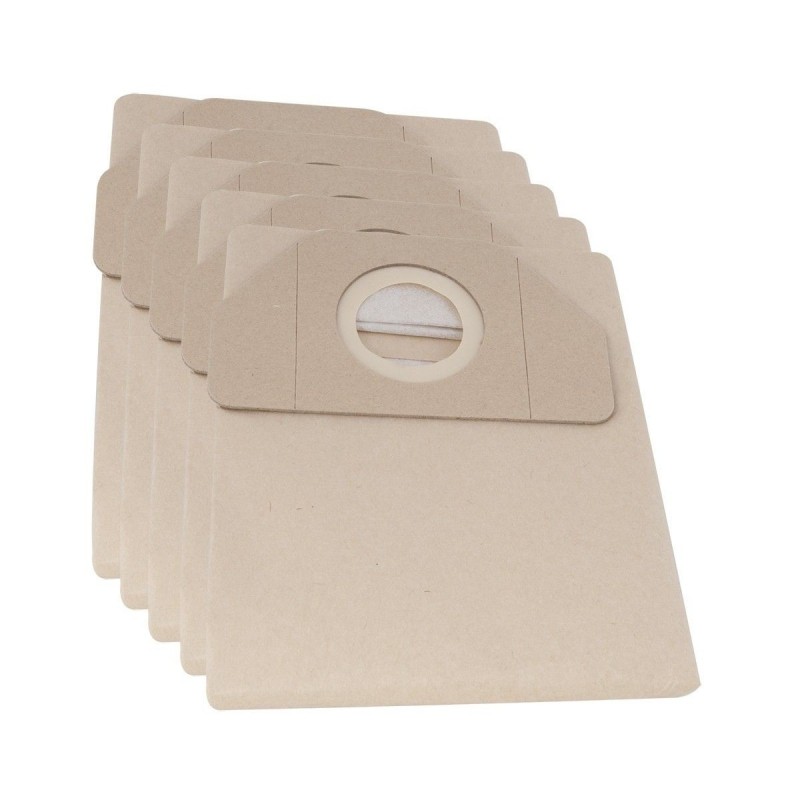 Lot de 5 sacs papier pour aspirateurs 263g 335x240x10mm ITOOLS