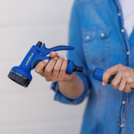 1 Rouleau, Tuyau 3 Fois Tuyau Télescopique (25 Pieds 、 15,24 Mètres 、 22,86  Mètres 、 30,48 Mètres 、 38,1 Mètres), Pistolet À Eau De Voiture Fleurs D'eau  De Jardin, Buse D'arrosage