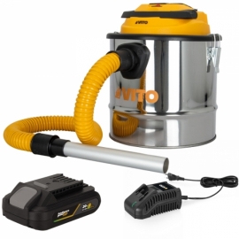 FACILITYS - Aspirateur à cendres chaudes 1200 W - 18 L - jusqu'à