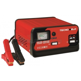 Chargeur de batterie TEC 4- 12-24V-Chargeur batterie voiture et camion  jusqu'à 120 Ah-Protection thermique et inversion polarité