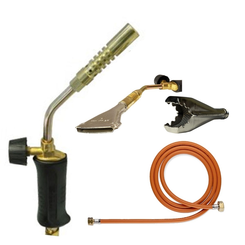 Chalumeau gaz + 2 bouteilles Propane KEMPER Lampe à souder Professionnelle  Kit Mallette