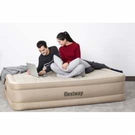 Matelas gonflable Airlock 2 places avec pompe à pied intégrée