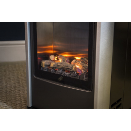 Avec le poêle à gaz Manhattan, vous aurez l'impression d'avoir un véritable feu de cheminée grâce à son effet de flammes.